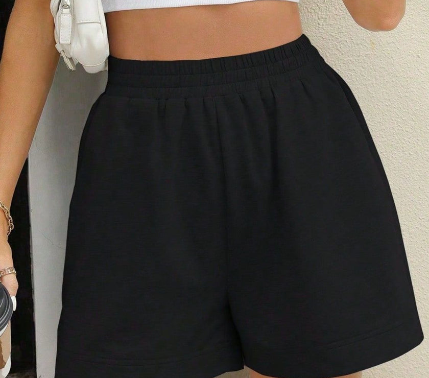 Elastic Waist Shorts