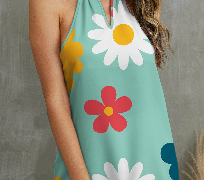 FAM-FAM Flower Grecian Neck Tank