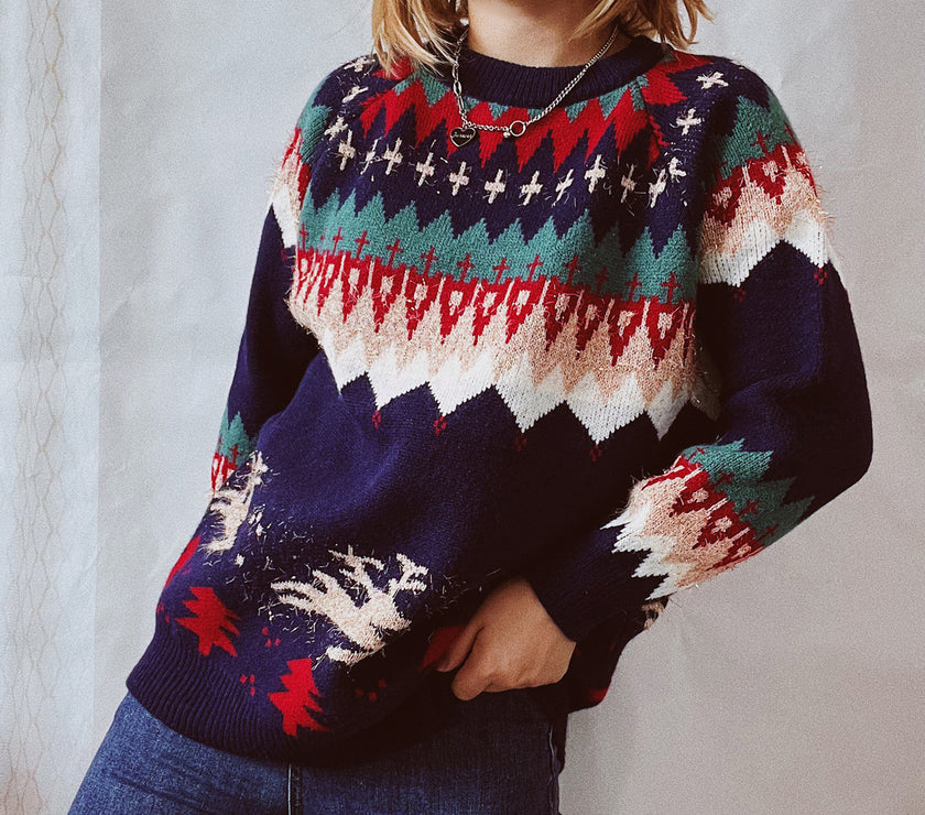 Christmas Element Long Sleeve Sweater