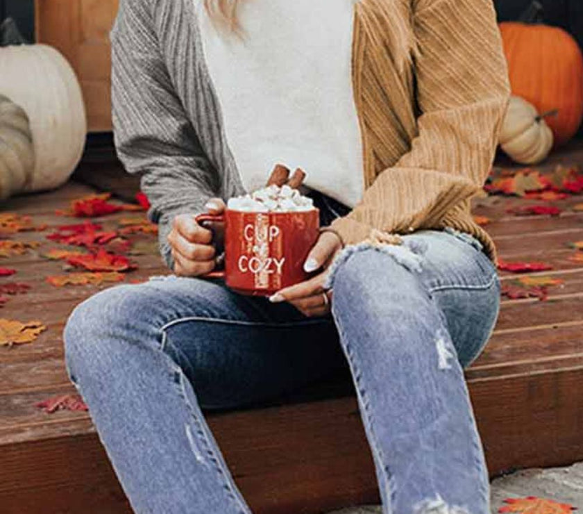 Color Block Textured Drop Shoulder Sweater