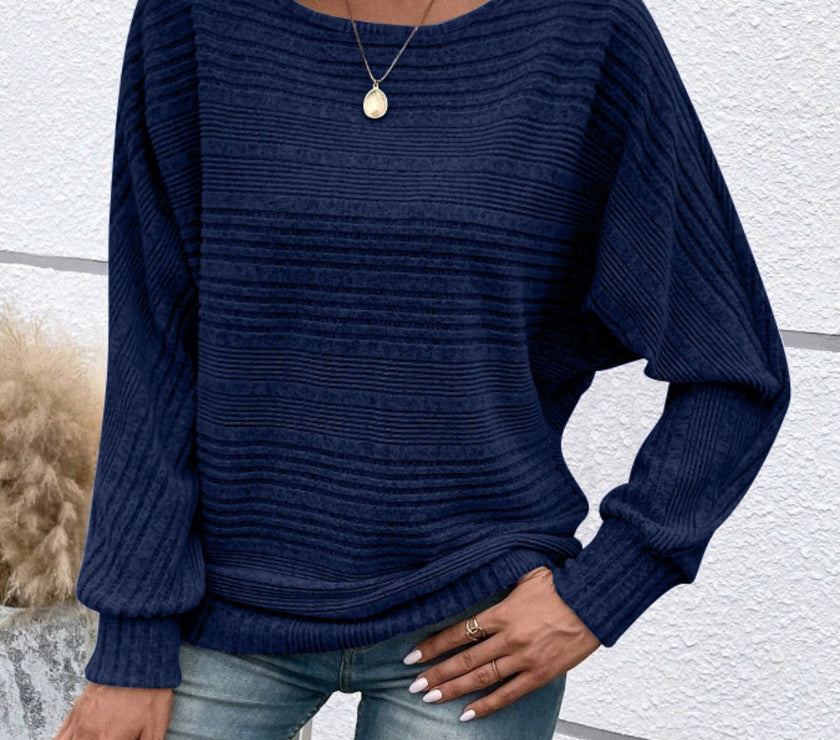 Full Size Round Neck Long Sleeve Top