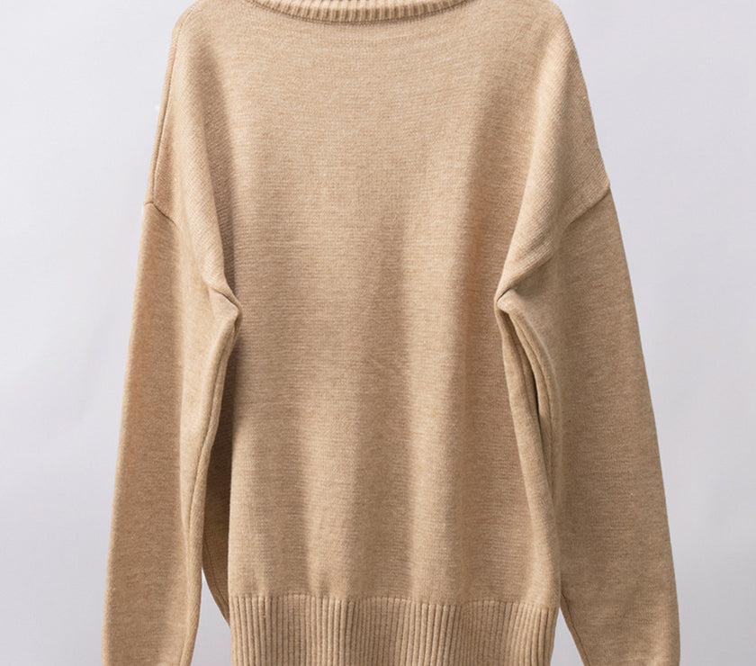 Turtleneck Long Sleeve Sweater