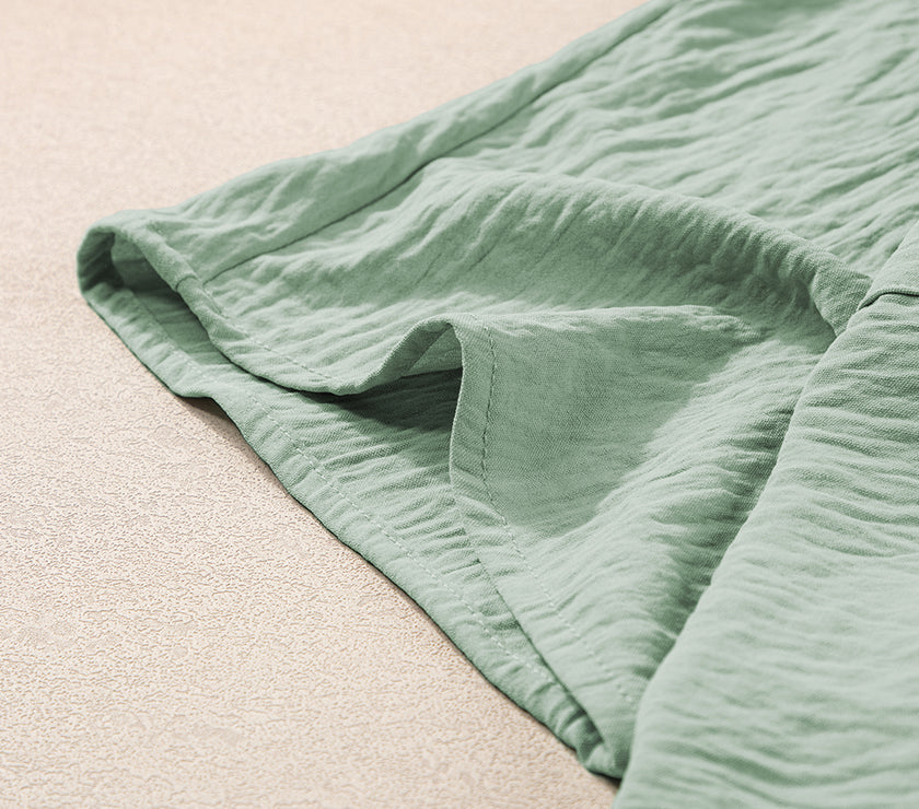 Half Button Collared Neck Romper