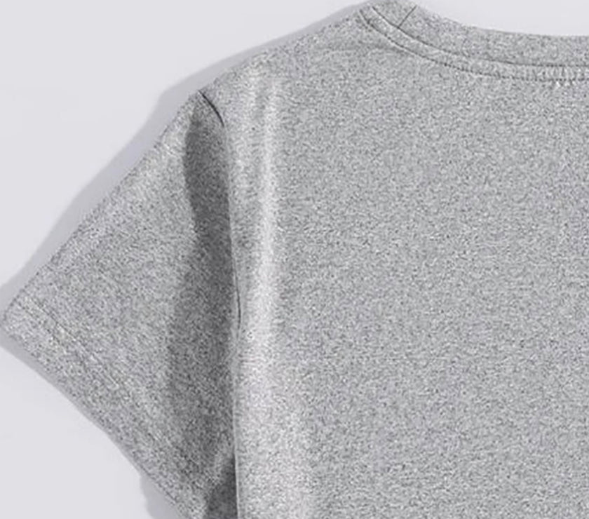 Lucky Clover Round Neck Short Sleeve T-Shirt