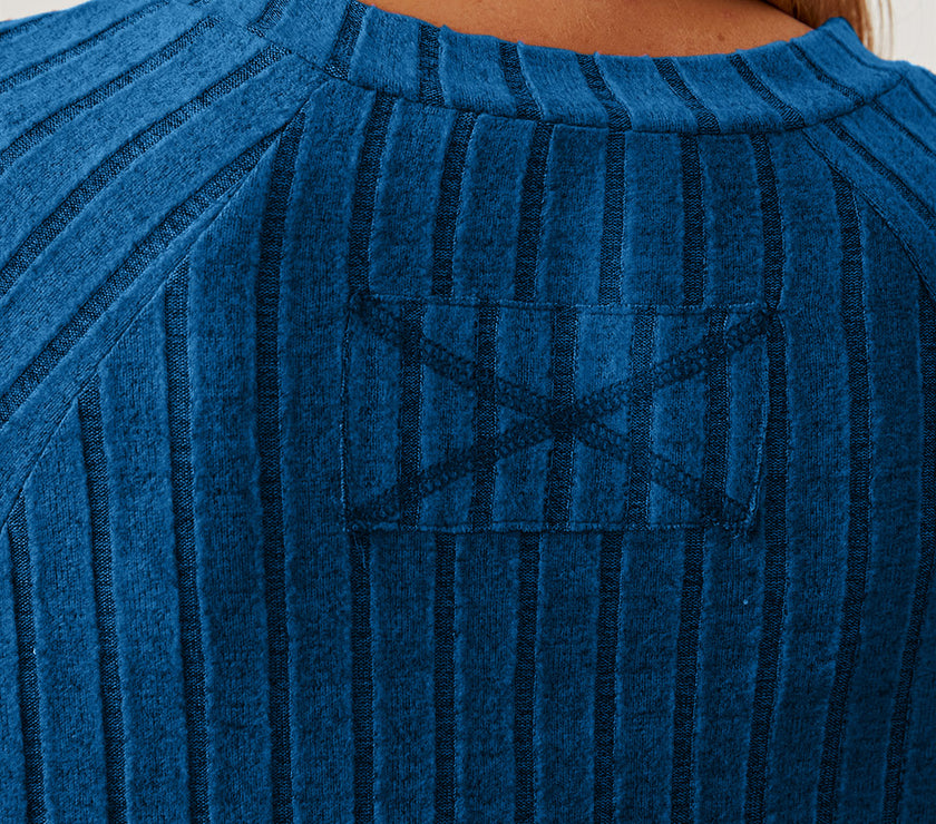 Basic Bae Full Size Ribbed Thumbhole Sleeve T-Shirt