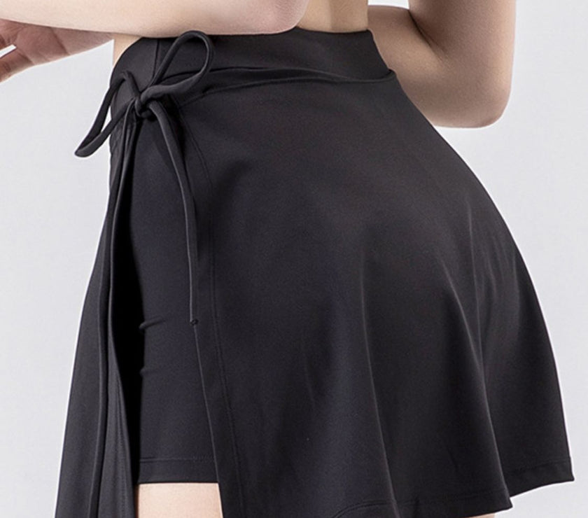 High Waist Active Skort with Pockets