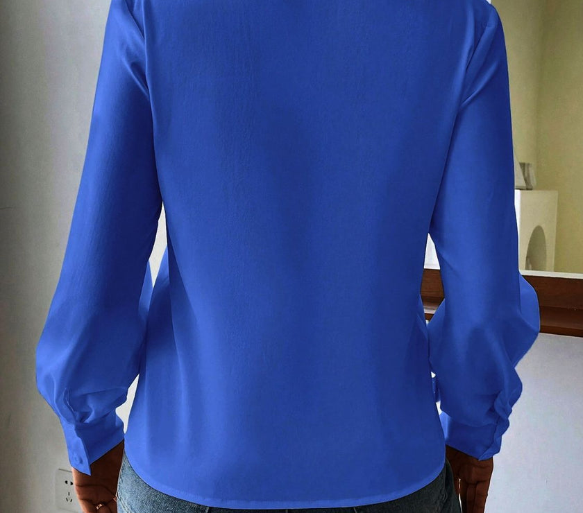 V Neck Long Sleeve Top