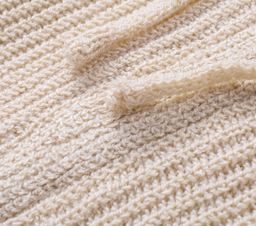 Distressed Zip Up Drawstring Hooded Cardigan