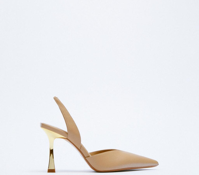 PU Leather Point Toe Stiletto Heel Pumps