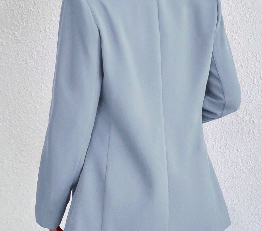 Shawl Collar Long Sleeve Blazer
