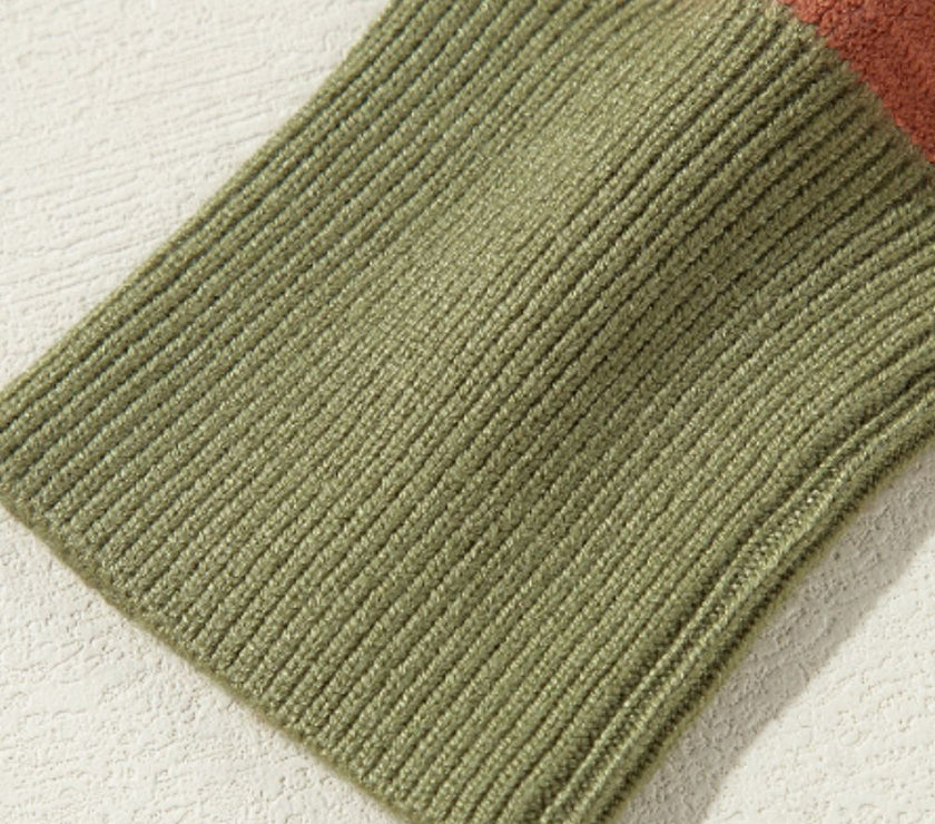 Striped Round Neck Long Sleeve Sweater