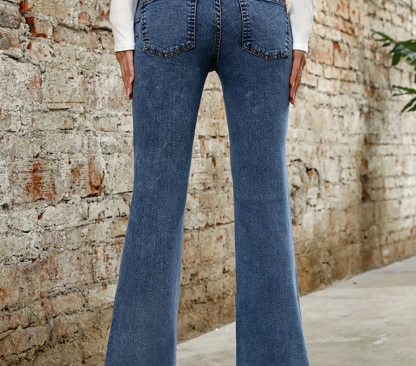 Bootcut Jeans with Pockets