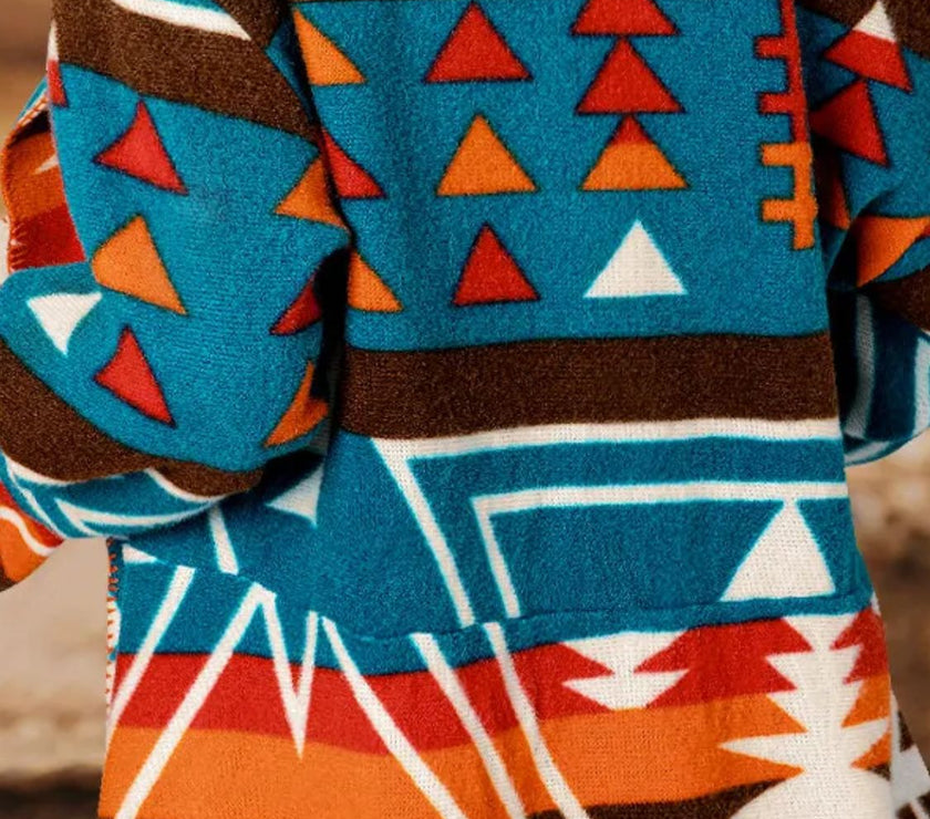 Collared Neck Long Sleeve Jacket