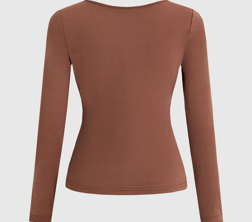 Round Neck Long Sleeve T-Shirt