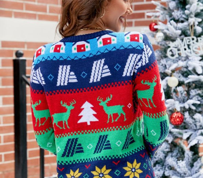 Christmas Round Neck Sweater