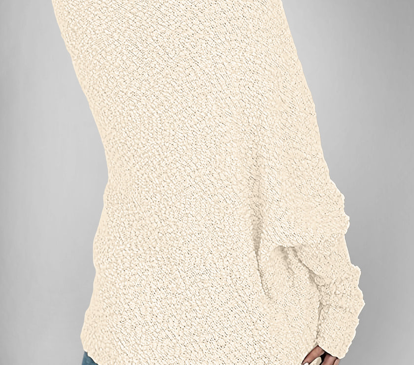 Double Take Pocketed Open Front Long Sleeve Cardigan