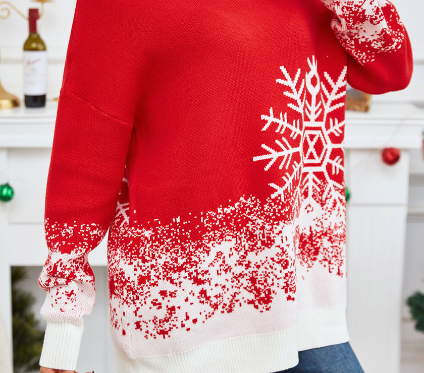 Off-Shoulder Long Sleeve Sweater