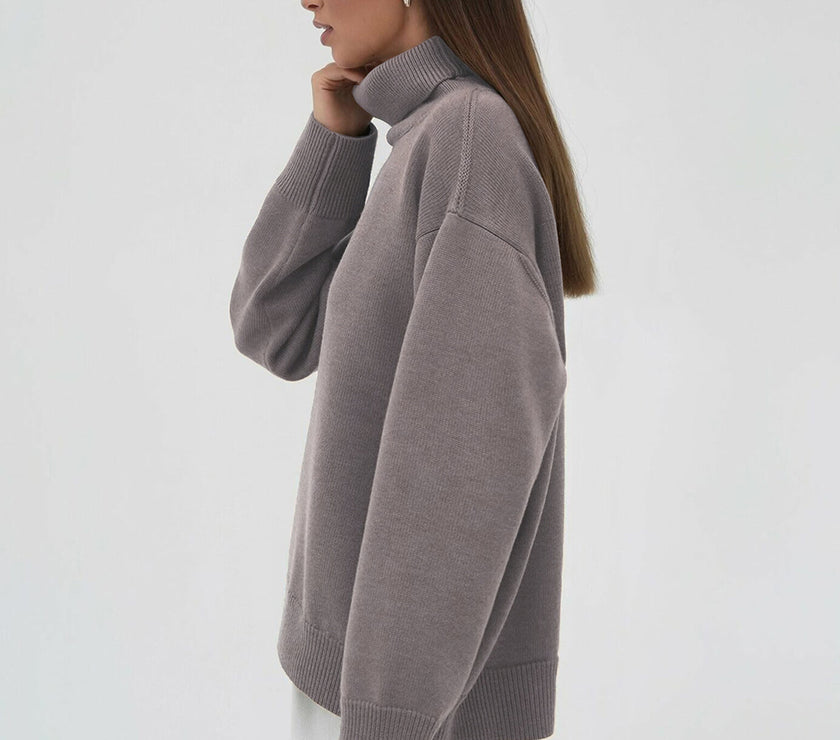 Turtleneck Long Sleeve Sweater
