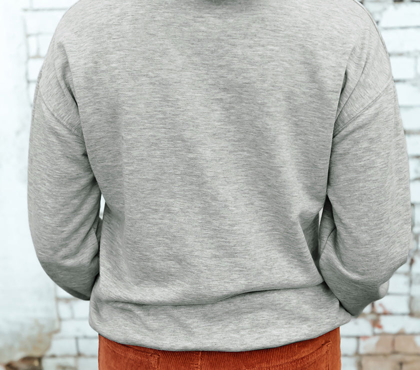 GAME DAY Round Neck Long Sleeve Sweatshirt