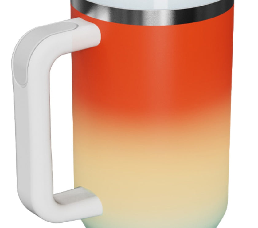 Gradient Multicolor Stainless Steel Tumbler