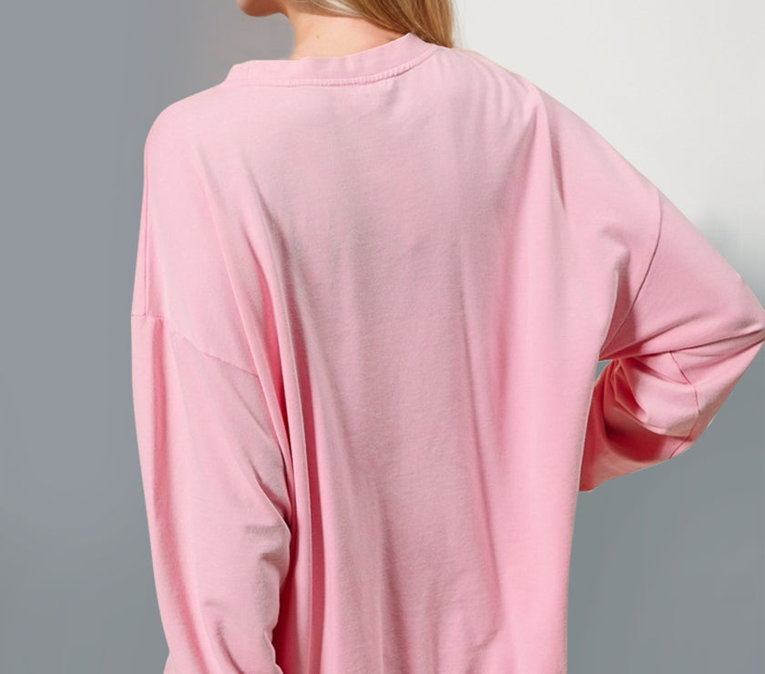 Double Take Sequin Nutcracker Round Neck Long Sleeve Sweatshirt