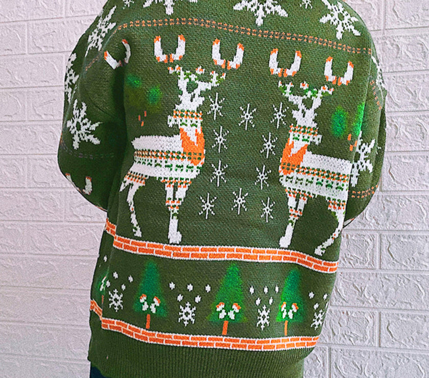 Turtleneck Drop Shoulder Long Sleeve Sweater