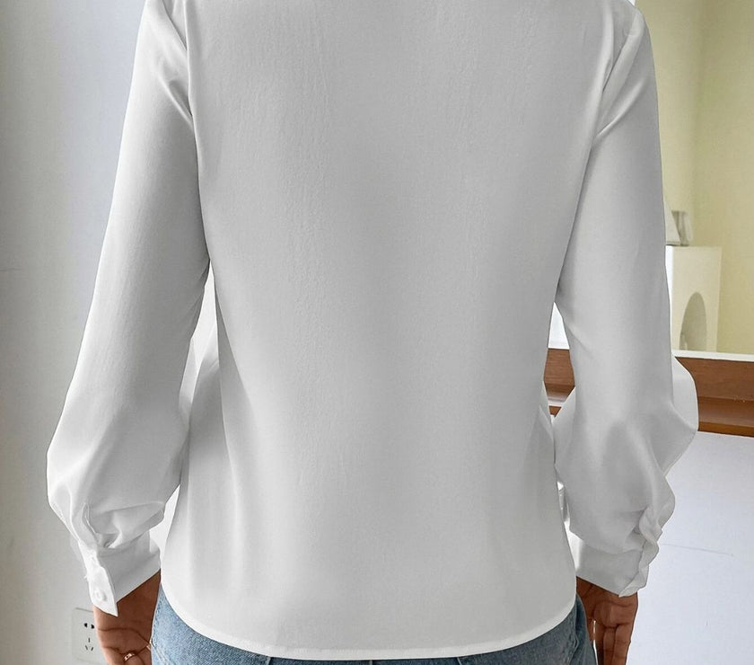 V Neck Long Sleeve Top