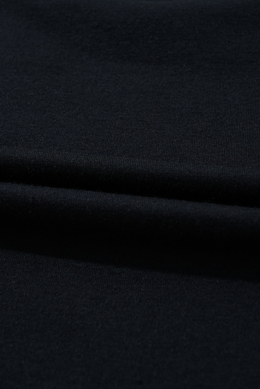 Plaid Round Neck Long Sleeve Mini Dress