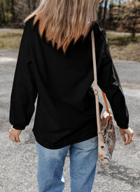 Apricot Football Graphic Drop Shoulder Game Day Corded Sweatshirt