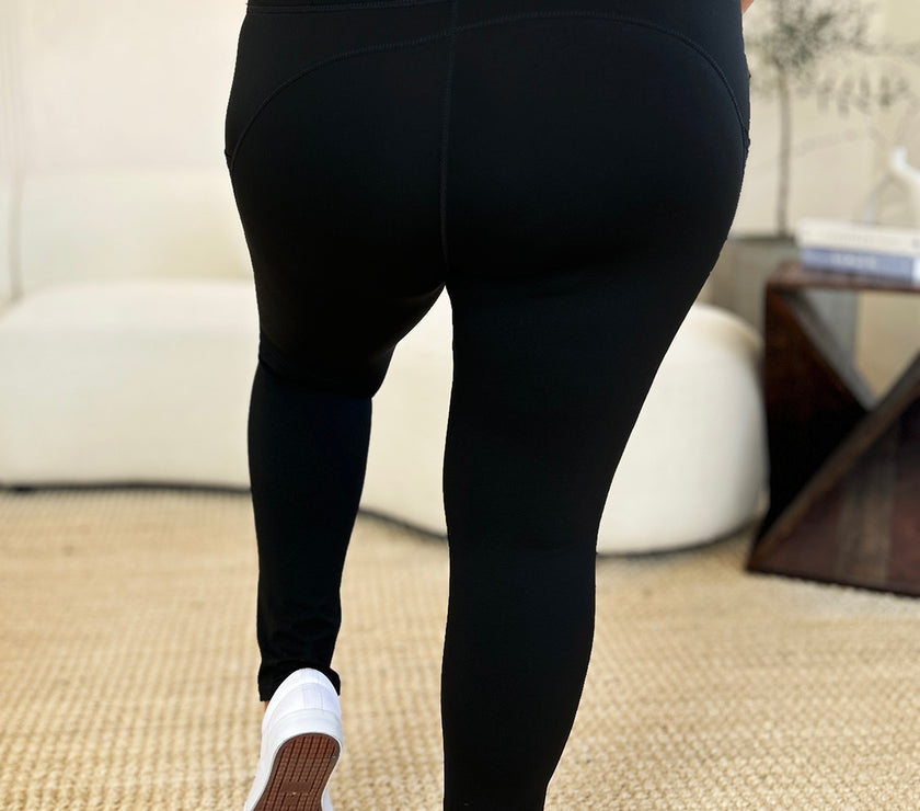 Wide Waistband Sports Leggings