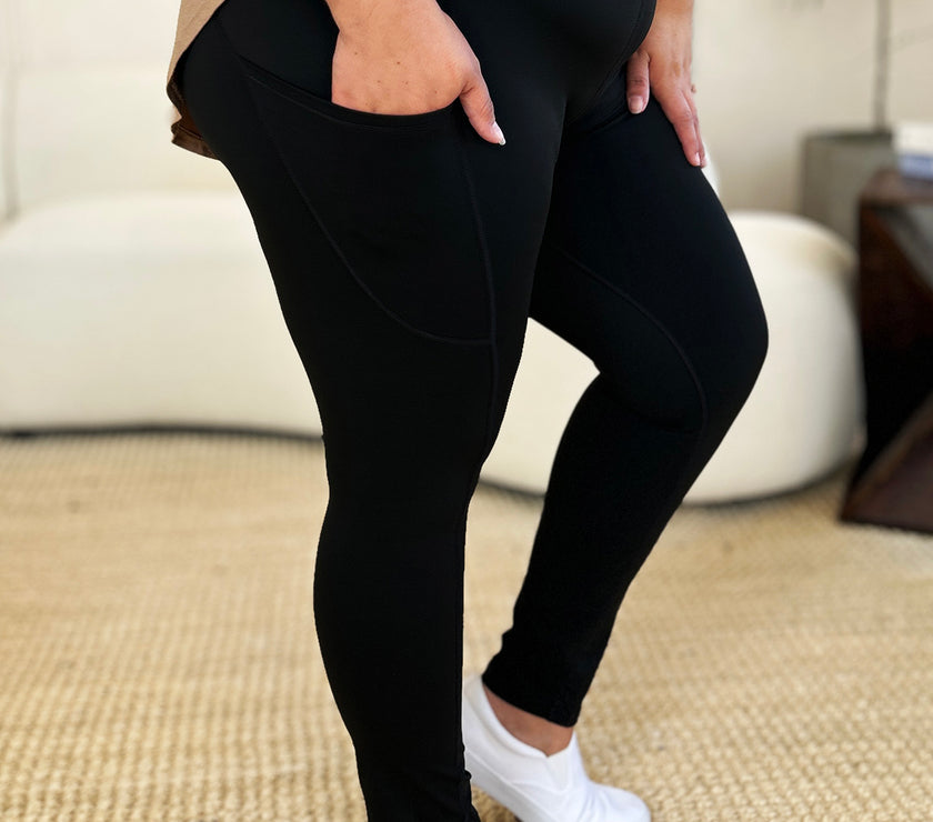 Wide Waistband Sports Leggings
