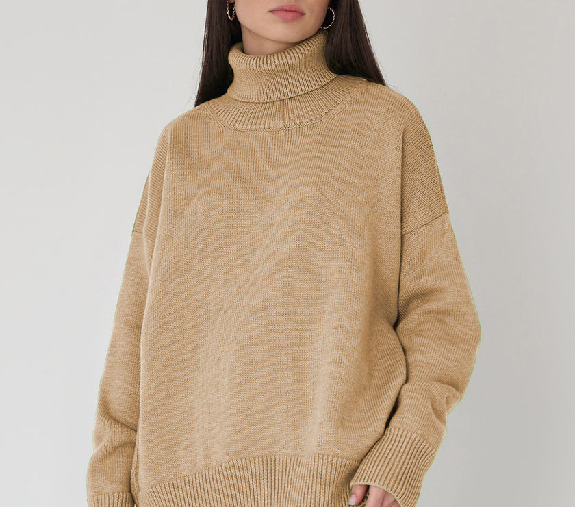 Turtleneck Long Sleeve Sweater
