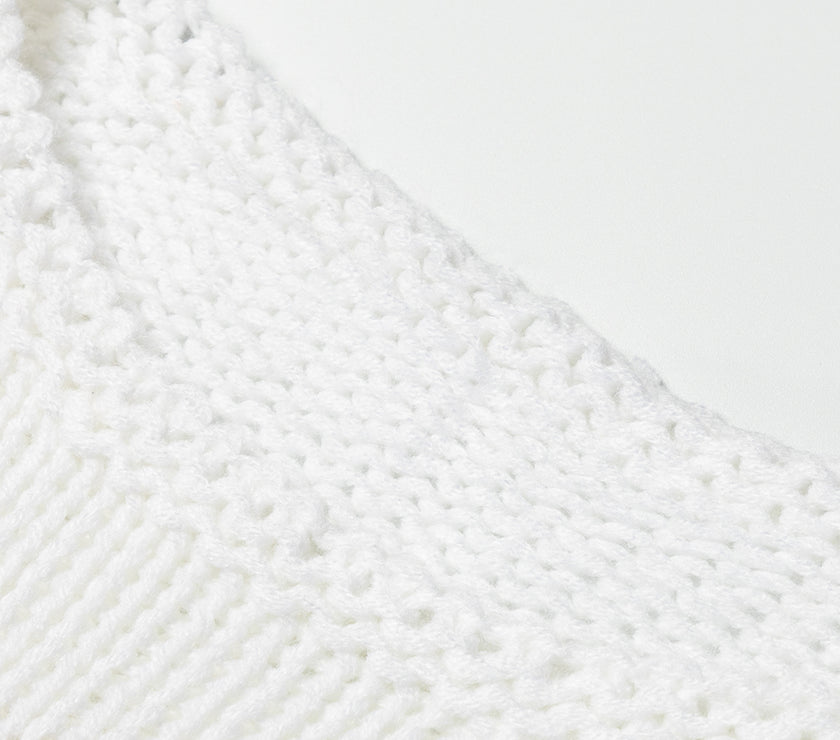 Striped Round Neck Dropped Shoulder Sweater