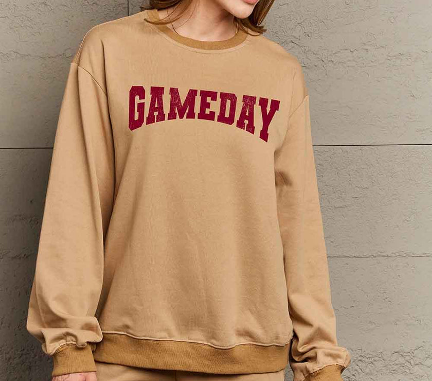 Simply Love Simply Love Full Size GAMEDAY Graphic Sweatshirt