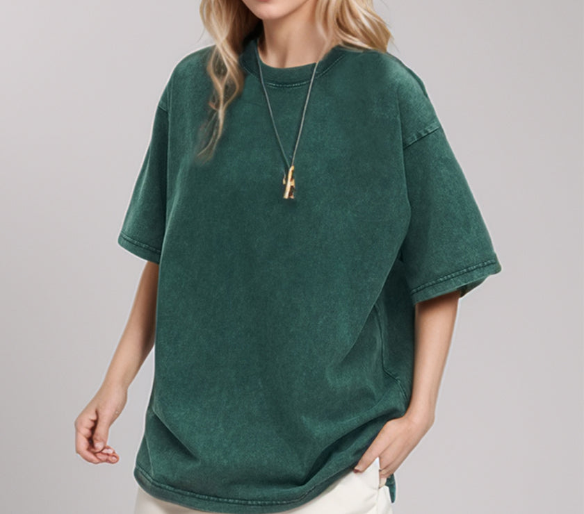 Basic Bae Round Neck Half Sleeve T-Shirt