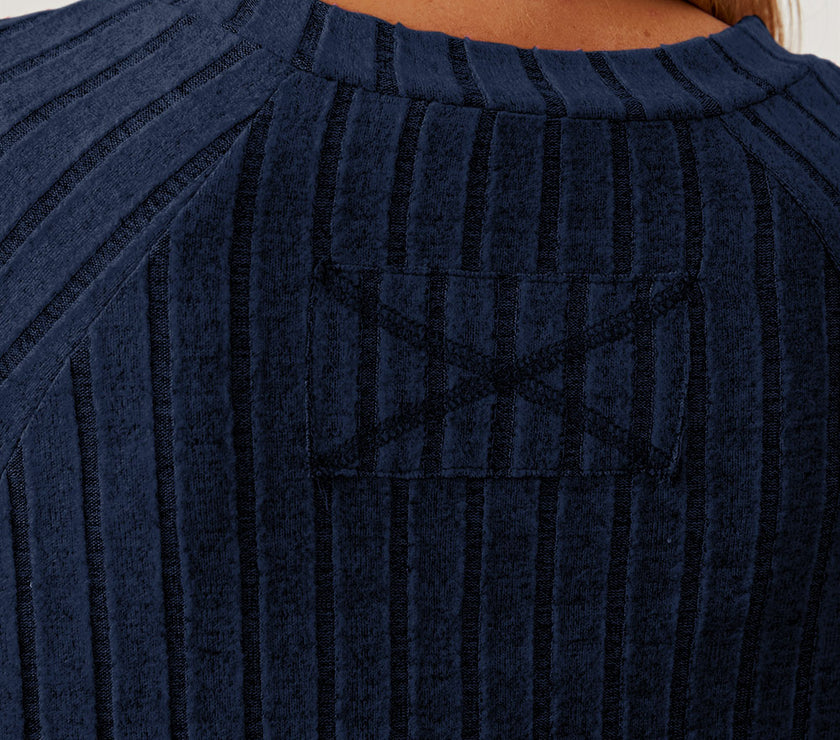 Basic Bae Full Size Ribbed Thumbhole Sleeve T-Shirt