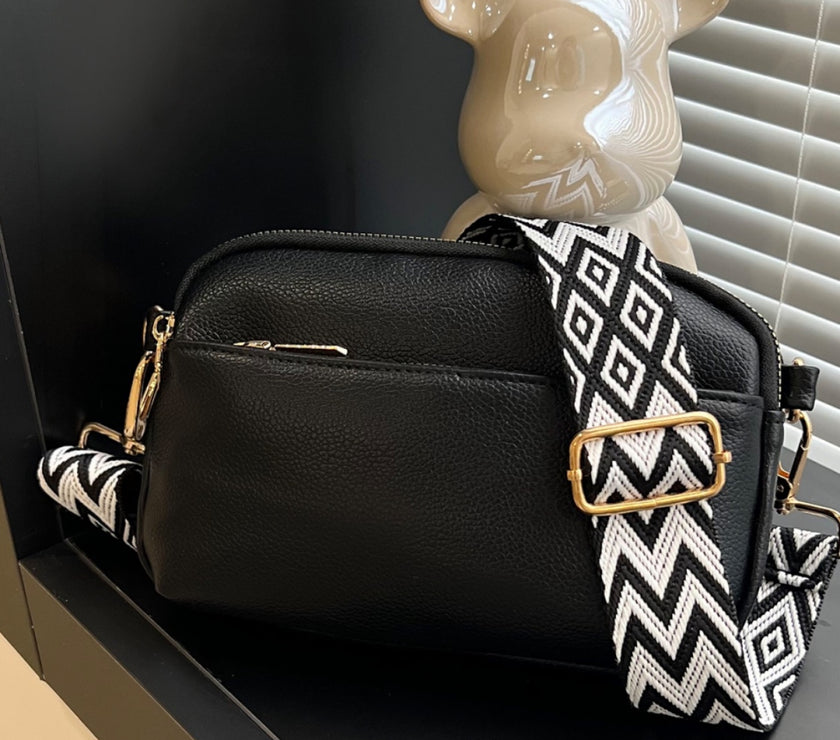 PU Leather Single Strap Crossbody Bag