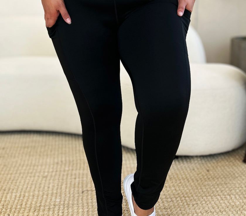 Wide Waistband Sports Leggings