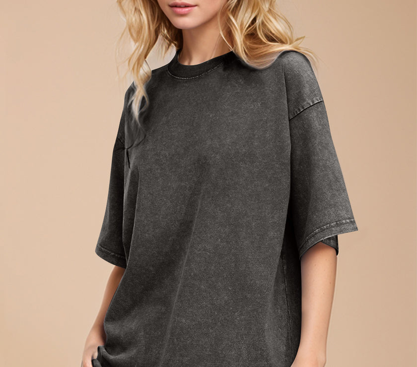 Basic Bae Round Neck Half Sleeve T-Shirt