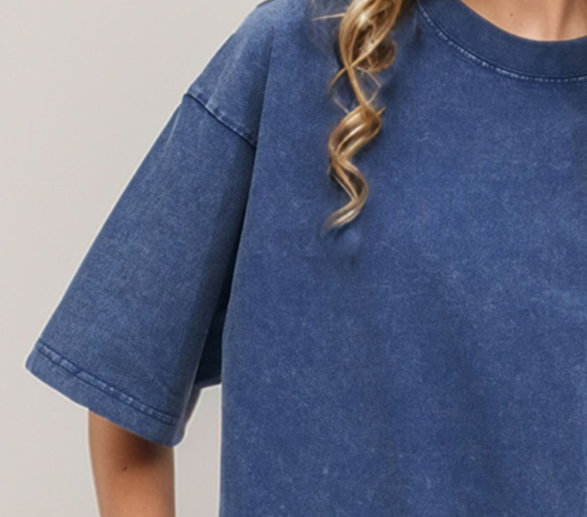 Basic Bae Round Neck Half Sleeve T-Shirt