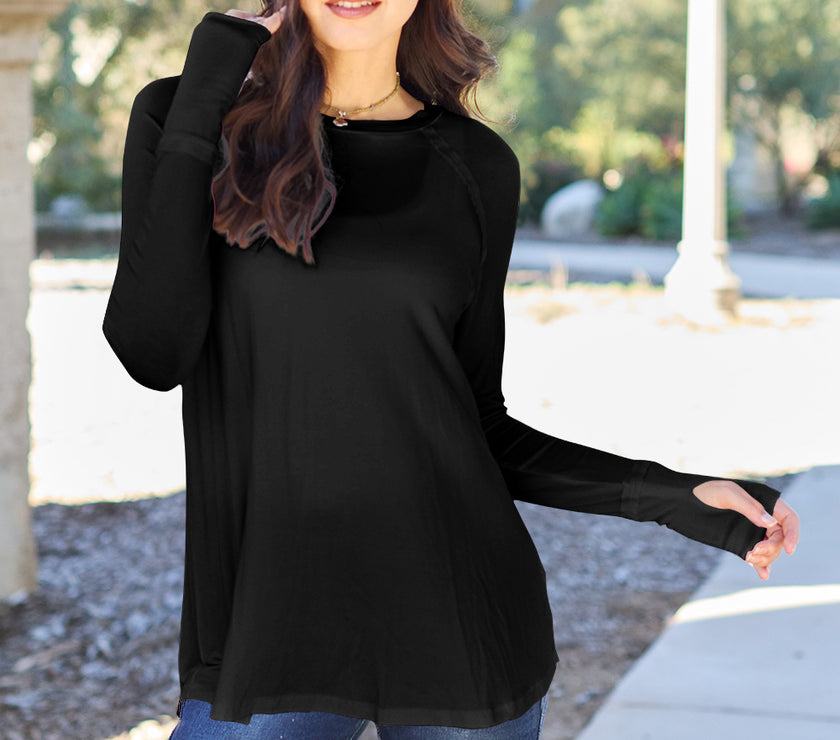 Basic Bae Full Size Round Neck Long Sleeve T-Shirt