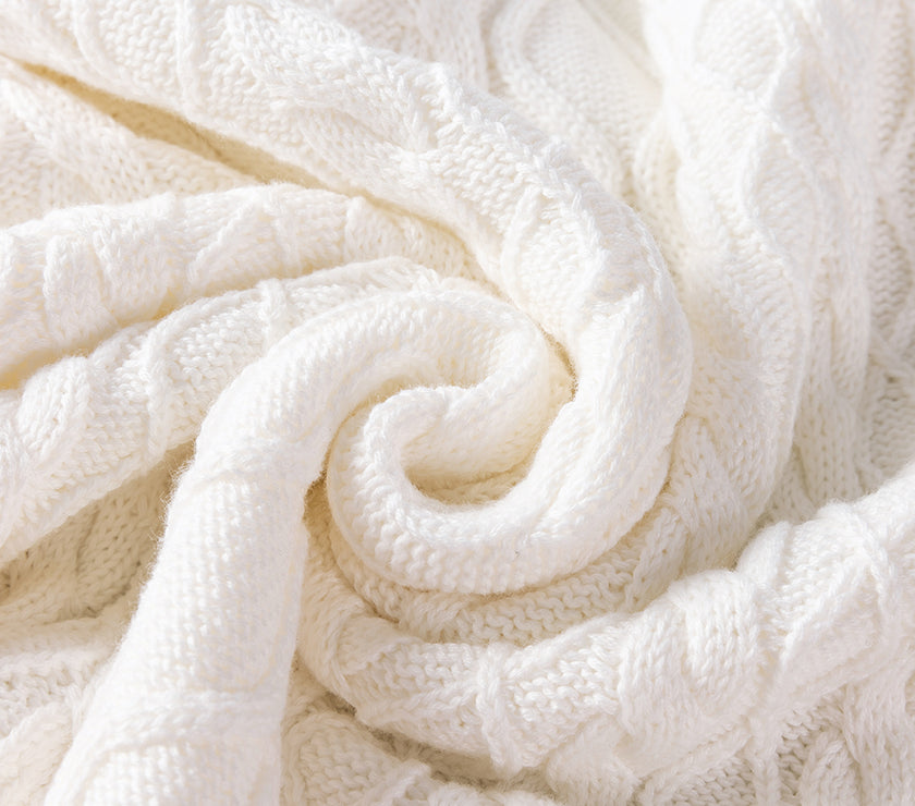 Cable-Knit Turtleneck Cap Sleeve Sweater