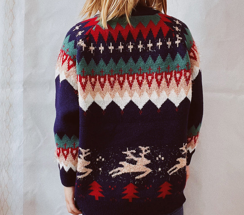Christmas Element Long Sleeve Sweater