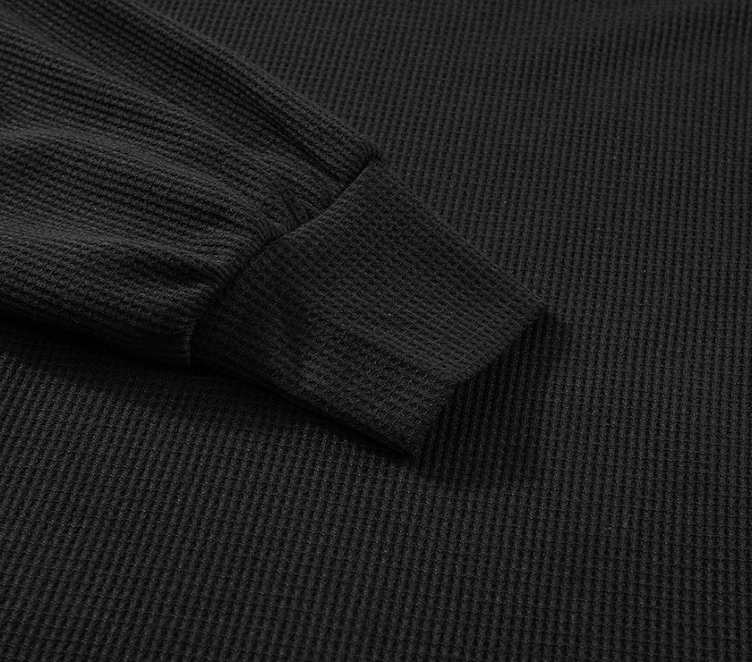 Lace Detail Round Neck Lantern Sleeve Top