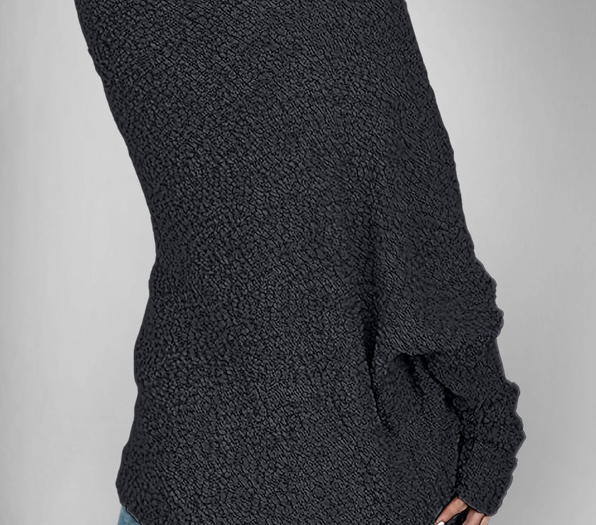 Double Take Pocketed Open Front Long Sleeve Cardigan