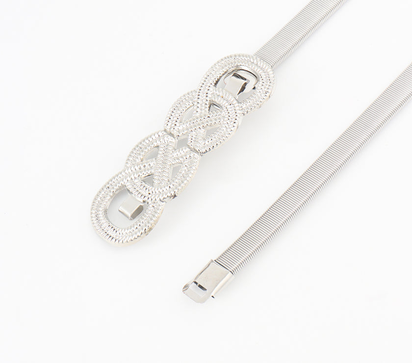 Knot Buckle Metal Belt