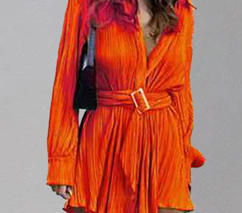 Button Up Dropped Shoulder Shirt Dress