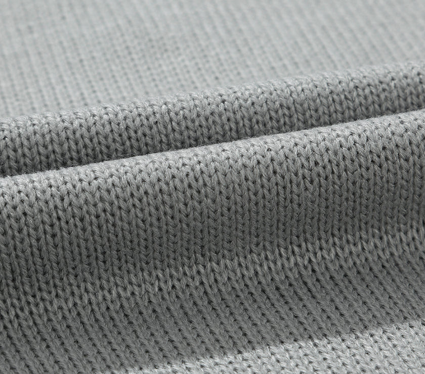 Striped Trim V-Neck Sweater Vest