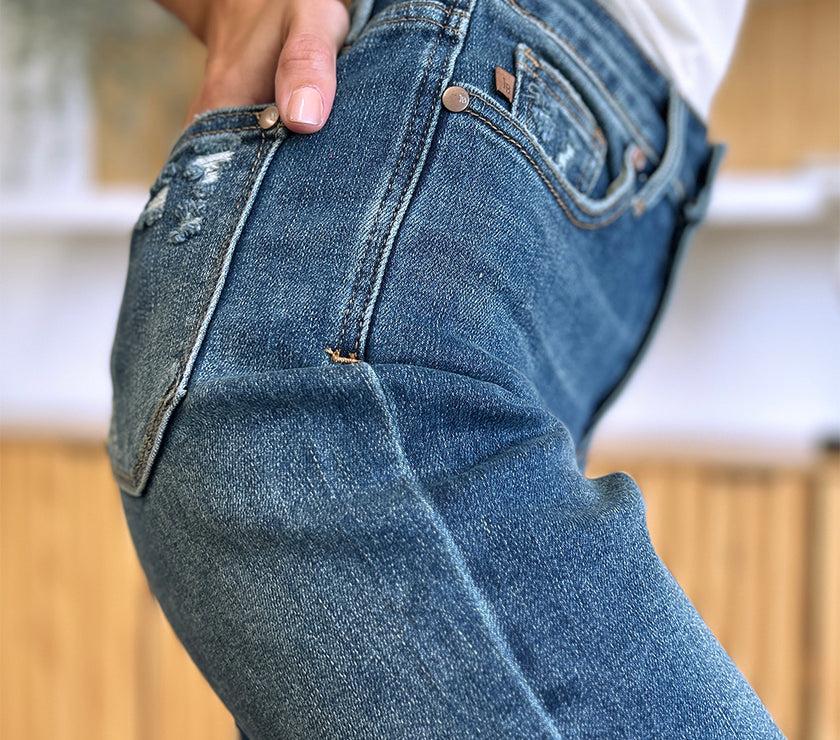 Judy Blue Full Size Tummy Control High Waist Slim Jeans