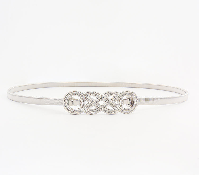 Knot Buckle Metal Belt